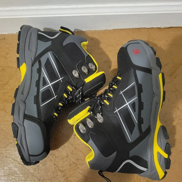 LARNMERN Steel Toe Boots,Mens Work Safety Outdoor Protection Footwear Industrial - Picture 13 of 14